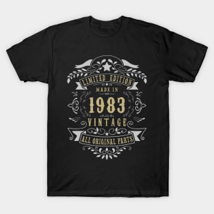 36 years old Made in 1983 36th Birthday Gift T-Shirt